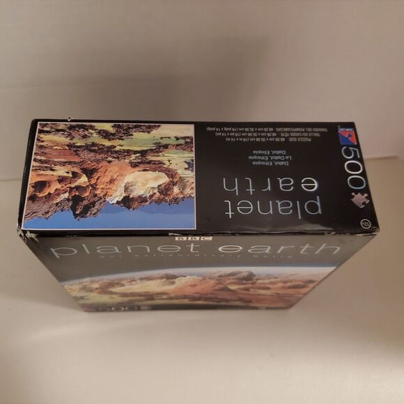 BBC Planet Earth Puzzle 500 Piece Extraordinary World Dallol Ethiopia NEW Sealed - Picture 3 of 9